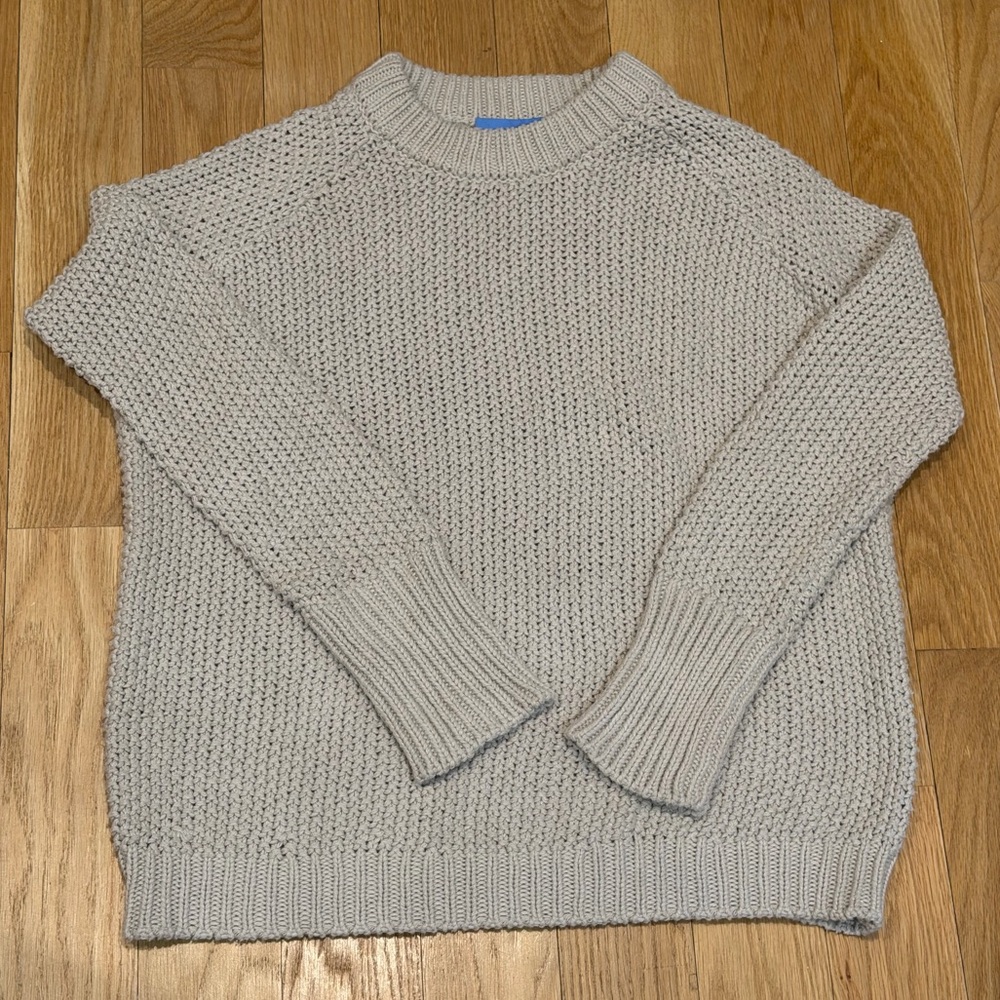 Alice Walk Cotton Crewneck Sweater Medium - Picture 3 of 12
